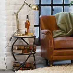 Table de chevet en bois de manguier Mykonos