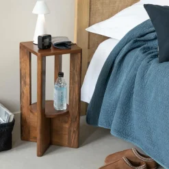 Table de chevet en bois de manguier Erine