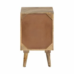 Table de chevet en bois de manguier 4 tiroirs Maëva