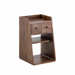 Table de chevet en bois de manguier Irène