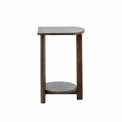 Table de chevet ovale en bois de manguier Sharon