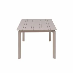 Table de jardin en aluminium taupe 8 places Kaïa