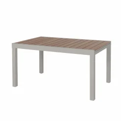 Table de jardin taupe en aluminium Ayden