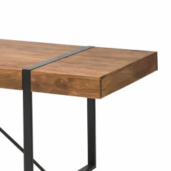 Table à manger avec allonges en bois d'acacia Havana