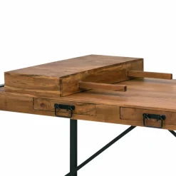 Table à manger avec allonges en bois d'acacia Havana