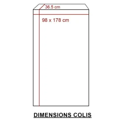 Table à manger avec allonges en bois d'acacia Havana