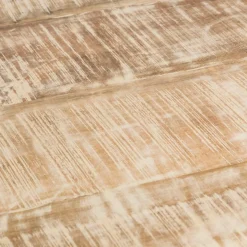 Table à manger avec allonges en bois de manguier et métal Locker