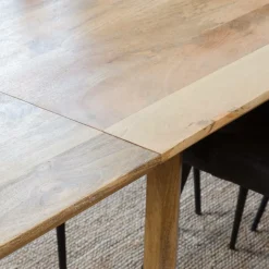 Table à manger avec allonges en bois de manguier Wood