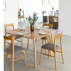 Table à manger en bois acacia Flora