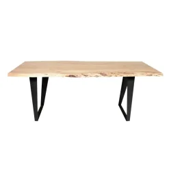 Table à manger en bois d'acacia 200 cm Tree