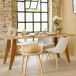 Table à manger en bois d'acacia 180 cm Tree