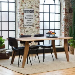 Table à manger en bois d'acacia 180 cm Tree