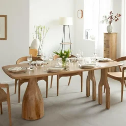 Table à manger en bois d'Acacia Anaé