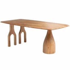 Table à manger en bois d'Acacia Anaé
