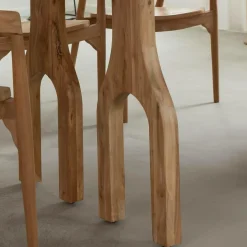 Table à manger en bois d'Acacia Anaé