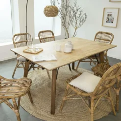 Table à manger en manguier Clarisse