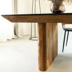 Table à manger en pin recyclé Constance