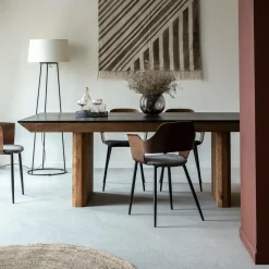 Table à manger en pin recyclé Constance