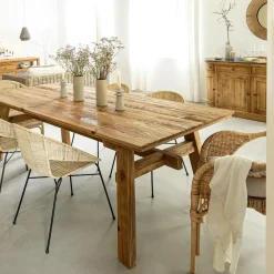 Table à manger en pin recyclé Blaise