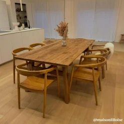 Table à manger en pin recyclé Blaise