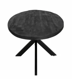 Table à manger ovale en bois de manguier Amor