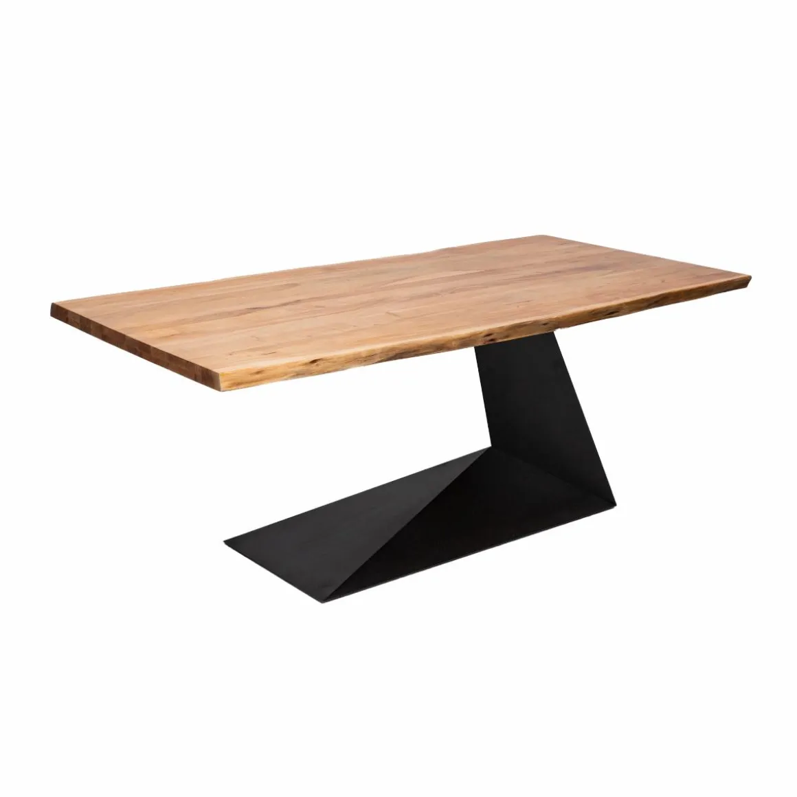 Table à manger suspendu en bois d'acacia et métal Coco