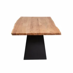 Table à manger suspendu en bois d'acacia et métal Coco