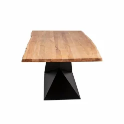 Table à manger suspendu en bois d'acacia et métal Coco