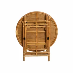 Table ronde en bambou 4 places Soline