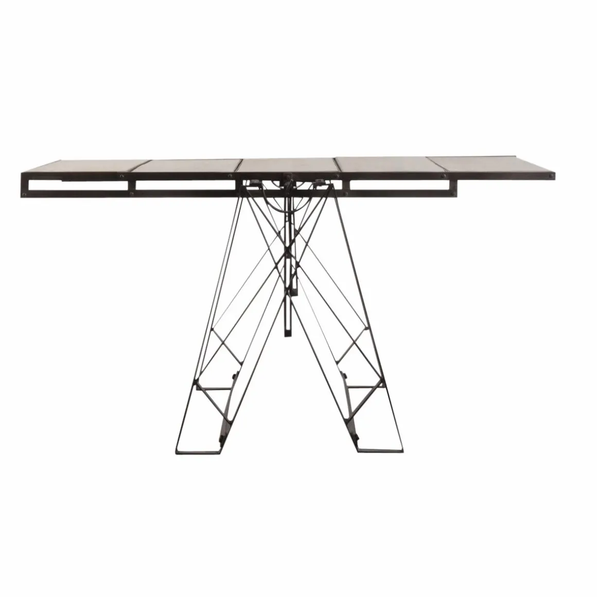 Table étagère en bois de manguier Santorini