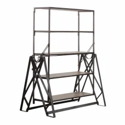 Table étagère en bois de manguier Santorini