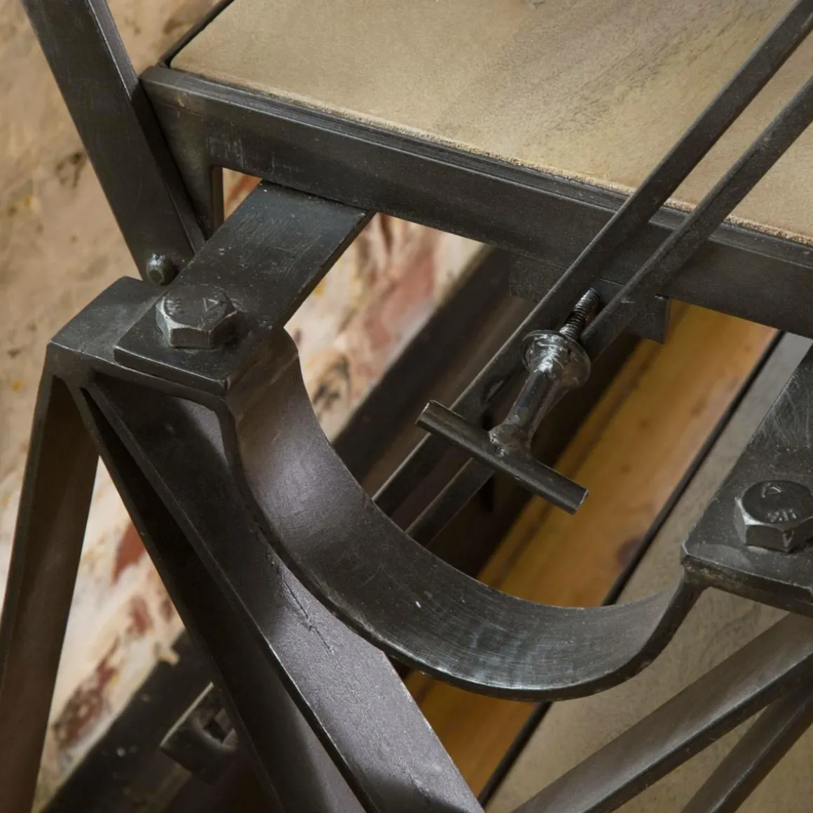 Table étagère en bois de manguier Santorini