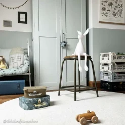 Tabouret écolier métal et bois petit modèle Marcus