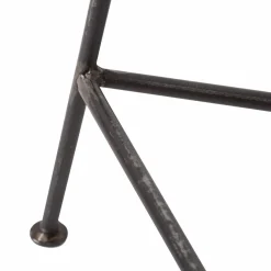 Tabouret de bar en métal 1 place Grey