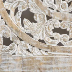 Tête de lit en bois de manguier blanchi Lila