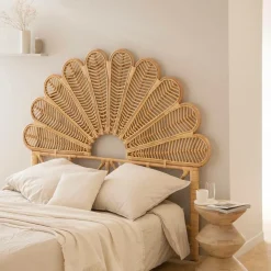Tête de lit en rotin naturel Rattan