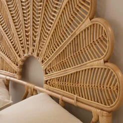 Tête de lit en rotin naturel Rattan