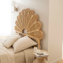 Tête de lit en rotin naturel Rattan