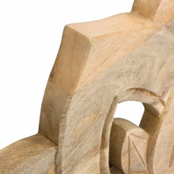 Tête de lit lotus en bois de manguier sculpté 160 cm Valentina