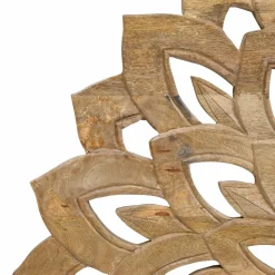 Tête de lit lotus en bois de manguier sculpté 160 cm Valentina