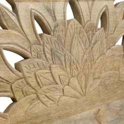 Tête de lit lotus en bois de manguier sculpté 160 cm Valentina