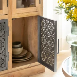 Vaisselier en bois de manguier Sahara