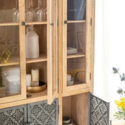 Vaisselier en bois de manguier Sahara