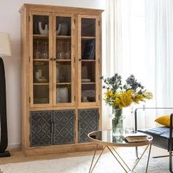 Vaisselier en bois de manguier Sahara