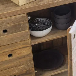 Vaisselier en bois recyclé 190cm Blaise