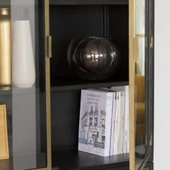 Vaisselier en laiton et métal Janelle