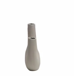 Vase beige 4 tiges en aluminium Dahlia