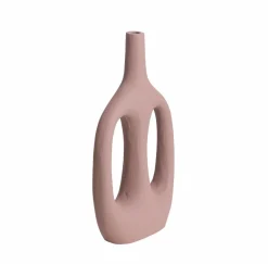 Vase soliflore rose en aluminium Pivoine
