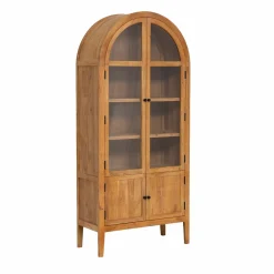 Vitrine en bois d'acacia 4 portes Jo