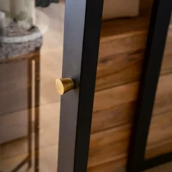 Vitrine en bois de manguier Paulo